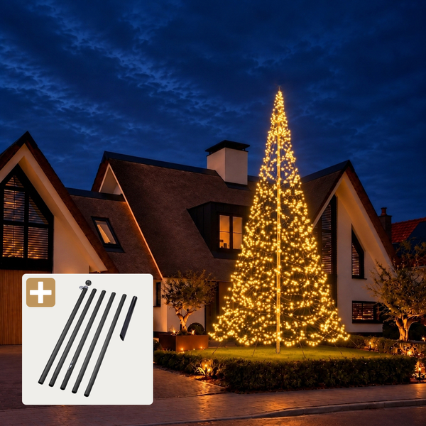 Lumedi Premium Duo 2000 led | 6 meter | Incl. mast