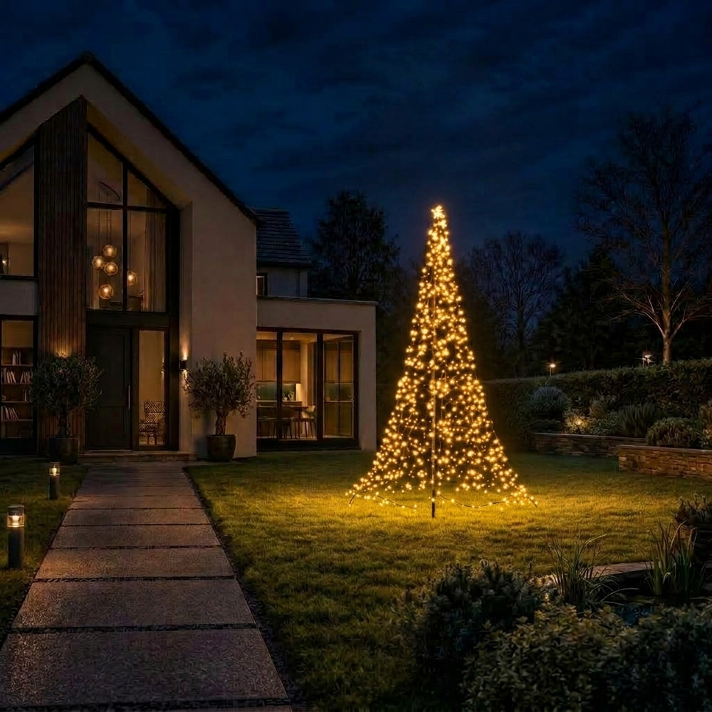 Lumedi Classic 640 LEDs | 4 Meter | Inkl. Mast | Warmweiß