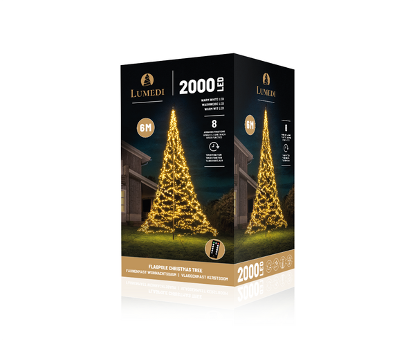 Lumedi Classic 2000 led | 6 meter | warm wit