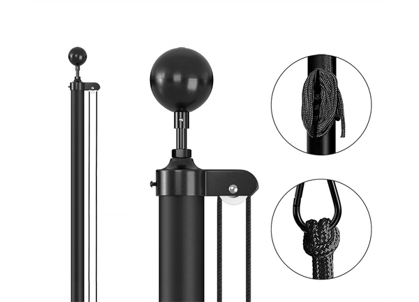 Deelbare-mast_Zwart_Details